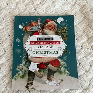 Brain Games Vintage Christmas Sticker Book
